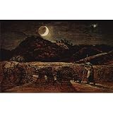 Samuel Palmer (Cornfeld in the moonlight) Art Poster Print - 13x19