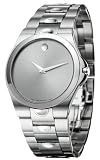 Movado -  Luno -  0605557 - Montre Homme -  Acier -  Quartz Analogique - Cadran Gris Anthracite - Bracelet Acier