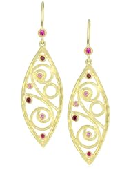 Annie Fensterstock Marquis Earrings