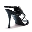 Ellie Shoes Women's 457-NOLA 4.5" Heel W/Rhinestone Butterfly Sandal