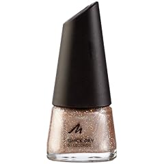 Manhattan 17087 Nagellack Quick Dry, 77 glitter light brown