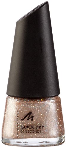 Manhattan 17087 Nagellack Quick Dry, 77 glitter light brown