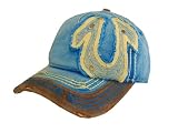 True Religion - True Religion Brand Applique Logo II Cap -- Cerulean Blue - Unisex -- One Size Fit Most * 08 Newest Sports Collection *