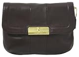 Coach Kristin Leather Swingpack Crossbody Messenger Bag Purse 45128 Plum
