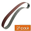 25pk Abrasive Sanding Belts 1