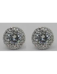 6MM ROUND CZ PAVE EARRING