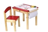 Guidecraft Art Table And Chair Set - Red