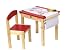 Guidecraft Art Table And Chair Set - Red