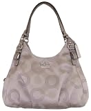 Coach Khaki Dotted Op Art Signature Madison Maggie Hobo Handbag 16505 Reviewed
