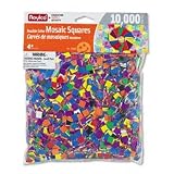 Roylco Double Color Mosaic Squares, Pack Of 10000 Squares