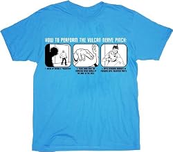 Star Trek Vulcan Nerve Pinch Light Blue T-shirt Tee