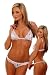 Bang! Stretch Satin Lace Open Bra Panty Set