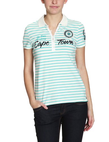 TOM TAILOR Polo Damen Poloshirt 15121290073/Polo cape town polo, Gr. 42 (XL), Elfenbein (8 Preisvergleich