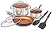 NuWave 8 Piece Duralon Healthy Ceramic Non-Stick Cookware Set