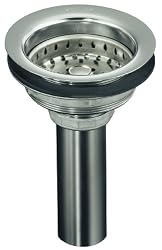KOHLER K-8813-CP Stainless Steel Sink Strainer, Polished Chrome