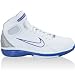 NIKE Air Zoom Huarache 2k4 Men's Basketball Shoes, White/Metallic Silver/White