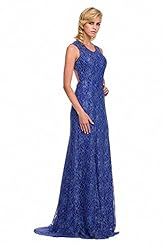 Girls A-line Scoop Neck Full Length Polyester Sleeveless Lace Evening Dress/Bridesmaid Dress/Prom Dress/Party Dress 
