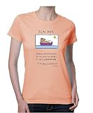 Edward Monkton - Zen Dog - Salmon Womens Basic Cotton Tee