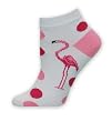 For Bare Feet Recycled Cotton Pink Flamingo Socks