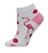For Bare Feet Recycled Cotton Pink Flamingo Socks