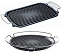 Ilsa Atollo V175 Cast Iron 9-Inch x 14.5-Inch Rectangular Grill