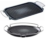 Ilsa Atollo V175 Cast Iron 9-Inch x 14.5-Inch Rectangular Grill
