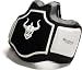 Warrior Pro Body Protector, Black/White