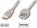 Electronics : FPUK 2m USB 2.0 Hi-Speed Printer/Mouse EXTENSION Cable/Lead