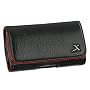 For HTC Touch HD, Touch MAX 4G Luxurious Genuine Leather Horizontal Black Case Pouch Holster