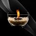 Elegantes Dekofeuer / Tischfeuer Leonardo h 17 cm 25 x 16 cm -- Echtes Feuer ohne Rauch mit Bio-Alkohol für Indoor & Outdoor