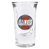 Illinois Fighting Illini Fluted Shot (Set of 2)