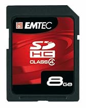 EMTEC 8 GB Class 4 60x SDHC Flash Memory Card