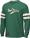 New York Jets Gridiron Classics Throwback Logo Long Sleeve Jersey Crew