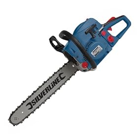 Silverline 264738 Petrol Chainsaw 52 cc