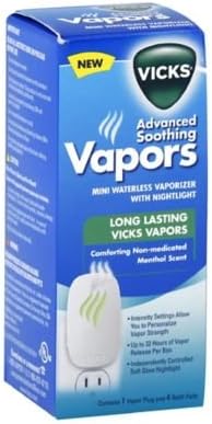 Vicks Advanced Soothing Vapors Waterless Vaporizer with 4-Count Refills