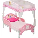 Delta Children's Products BB87081PS_999 Disney Princess Toddler Bed with Canopy