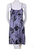 Cherish Jersey Floral Printed Spaghetti Strap Empire Waist Dress Lavender