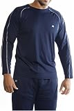 Russell Athletic Mens Big & Tall Dri Power Long Sleeve Crew with Piping