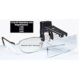 SE 3Pcs Clip-on Magnifying Lens for Reading Glasses