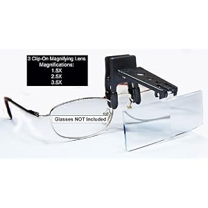 SE-3Pcs-Clip-on-Magnifying-Lens-for-Reading-Glasses