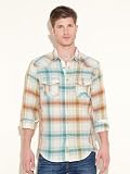 GUESS Multi Sidewinder Long-Sleeve Shirt