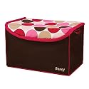 Sassy Soft Sided Toy Organizer, Pink Mod