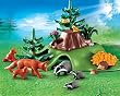Forest Animals with Cave