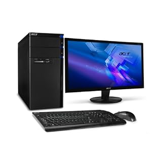Acer AM3400-B2072 Desktop with P206H 20-Inch LCD Display Bundle