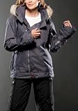 Oakley Women’s Tiers Snow Jacket,Graphite,X Large thumbnail