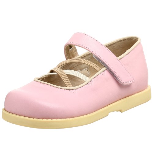See Kai Run Infant/Toddler Lola Rose Ballet Flat With Khaki And Cream Straps
