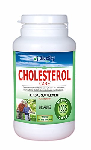 Blue Sky Herbal Cholestrol Care : Herbal Supplement. Do not get fooled by 100% natural lingo. All chemicals are natural and watch out the labels carefully. But we are herbal based and herbs are primarily plants and trees. Cholesterol care s compositi