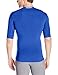 adidas Men's Training Techfit Base Tee, Aqua, Large