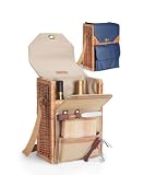 Corsica - Navy Willow Wine Basket