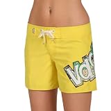 Volcom Going Under Girls Boardshorts Yellow